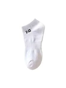 1/3/5/10/15/20 Pairs Women Breathable Moisture-Wicking Socks, Including Ankle Socks, White Socks, Black Socks, Letter Decorated Ankle Socks, Regular Women Ankle Socks, And Soft Women Ankle Socks - Multicolor - View 4
