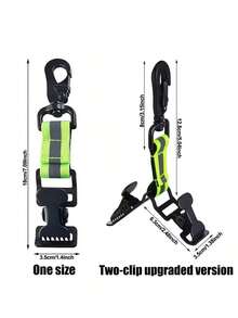 Kẹp găng tay đa năng ngoài trời, dụng cụ cố định đi bộ đường dài ngoài trời, phụ kiện cắm trại & đi bộ đường dài, tiện ích thú vị cho cắm trại, đi bộ đường dài, leo núi, hoạt động ngoài trời - Nhiều màu - Xem 7