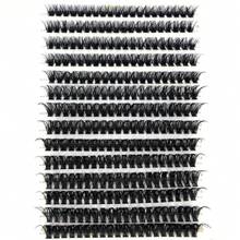 30D/40D/50D/60D/80D Mink Eyelashes 280 Bundles Natural Eyelash Extension 3D  Volume Individual Eyelash Cluster  Tools Lashes (50D-D Curl-0.07-MIX),38587354 - 軍綠色 - 查看 2