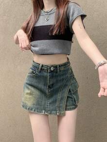 Women Shorts - Blue - View 5