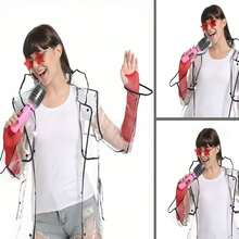 10/9/8/7/6/5/4/3/2/1个装充气麦克风，仿真摇滚麦克风道具，摇滚音乐派对装饰，充气成人麦克风，表演派对用品，卡拉OK迷你麦克风，婚礼和拍照道具，生日派对装饰，家居装饰，派对用品，KTV卡拉OK，生日礼物，节日装饰，复古摇滚