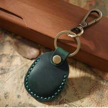 Customized Text/Logo Leather Keychain Pendant, Waist Clip Portable Key Ring, Card Holder, Leather Card Holder With Keychain