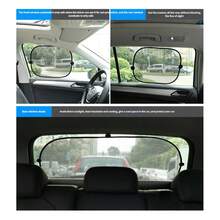 Car Window Sunshade With Suction Cup, Mesh Side Window Sunshade, UV Protection And Heat Insulation - Sunshade - View 8