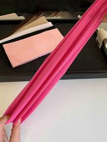 1条针织紫红色弹力运动发带，适合日常佩戴，女士发饰，优雅发带