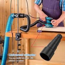 3pcs Universal Vacuum Cleaner Hose Adapter Kit - 25 Inch Flexible Crevice Tool Attachments - Fits 1-1/4 Inch Or 1-3/8 Inch (32mm-35mm) Vacuum Hose Connectors - Flat Crevice Nozzle Interface - Multicolor - View 6