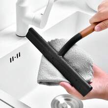 浴室刮水器，多功能硅胶刮刀清洁器，适用于淋浴房、窗户、厨房玻璃清洁工具