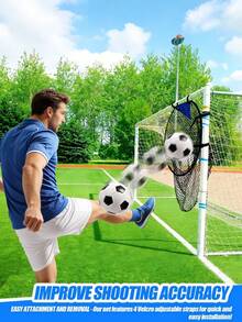 1个足球门目标网，用于任意球射门练习，足球门定位训练网