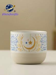 中东风情优雅陶瓷咖啡杯，抹茶陶瓷杯，斋月咖啡杯，家用水杯，拉花复古陶瓷咖啡杯，新款家用水茶杯 - 彩色 - 查看 11