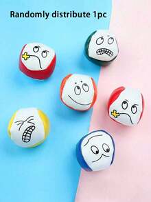 3个装杂耍球套装，适合初学者，高品质迷你耐用杂耍球套装，柔软易学，是初学者互动投掷游戏的理想之选，非常适合杂耍游戏和派对礼物。