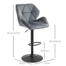 Dining Chairs - Dark Grey - View 3