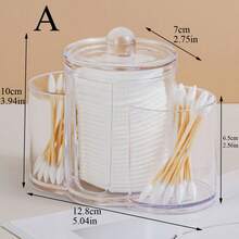 1pc ABS Beauty Egg Storage Box,For Holiday Beach, Bathroom Collection, Bedroom Collection, Large Capacity - White - View 7