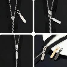 4pcs Detachable Metal Zipper Pulls, Zipper Repair Accessories - Type a - View 5