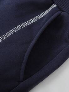 Balabala 儿童休闲两件套，男女童款，2026年春季款 - 深藍 - 查看 8