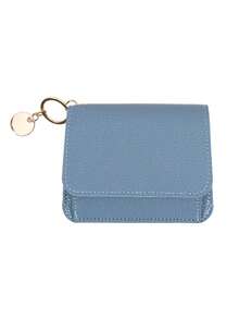 Women's PU Material Wallet, Card Slot Coin Purse, Top Grain Leather Short Wallet, Perfect Gift For Women, With One Large Bill Compartment - Multicolor - View 16
