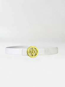 女士复古腰带 - 可调节牛仔裤腰带，金属扣，多种颜色可选 - 合成PU皮革，适合搭配牛仔裤、连衣裙、休闲装和正装 - 日常及特殊场合腰带，经久耐用，时尚达人之选 - 彩色 - 查看 15