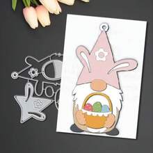 Creative Dwarf Metal Cutting Dies, DIY Scrapbooking Album And Embossing Stencil, Greeting Card Making Tool, Card Paper Cutting Crafts ,Gift Card Making Template Die Cuts.