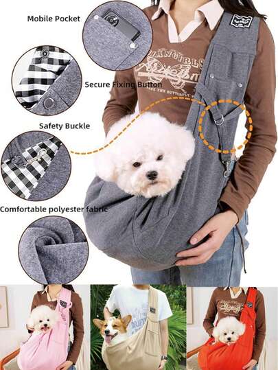 15lbs Breathable Cat Carrier Bag, Shoulder Pet Carrier Bag For Outdoor Use