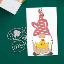 Creative Dwarf Metal Cutting Dies, DIY Scrapbooking Album And Embossing Stencil, Greeting Card Making Tool, Card Paper Cutting Crafts ,Gift Card Making Template Die Cuts.