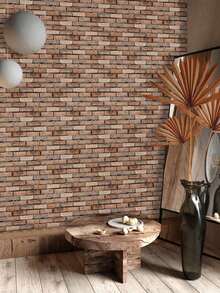 20片3D PVC仿砖自粘墙板，防水瓷砖墙贴，适用于浴室、厨房防溅板，易于清洁，小砖墙砖，适用于室内墙面、房车、出租房DIY装饰 - 彩色 - 查看 7