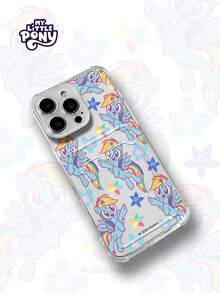 MY LITTLE PONY Official Genuine Cartoon Girly Phone Case, Card Holder Phone Case, Compatible With IPhone 17, 17 Air, 17 Pro, 17 Pro Max, 11, 12, 13, 14, 15, 16 Pro, 16 Pro Max, 14 Plus, 15 Plus, 16 Plus, 15 Pro Max, 16 Pro, 16 Pro Max, XR, XS Max - Clear - View 4
