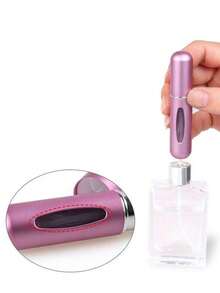 Portable Mini Perfume Sprayer. Valentine's Day Perfume Bottle. Refillable Bottle Sprayer. Empty Perfume Spray Bottle, Suitable For Travel And Outings. 5 Ml Capacity, Suitable For Perfume, Body Spray Or Antiperspirant Spray - Pink. - 粉色 - 查看 3