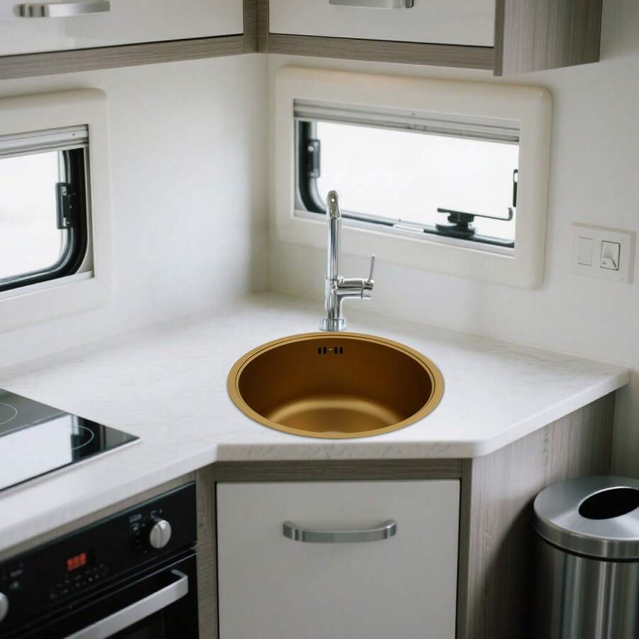 YUNRUX Kitchen Sinks - Gold - View 1