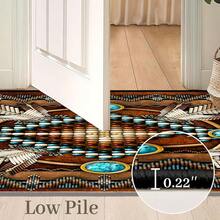 Southwestern Area Rug 2x3 For Bedroom,   Throw Rugs Vintage Rug Small Entryway Rug Doormat Washable Non Slip Area Carpet Soft Floor Carpets Mat For Entrance,Bathroom - 2x3英尺(60x90公分) - 查看 5