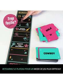 Family Karaoke Game For 2-10 Players - "Terrible Singer" Board Game - 250 Lyric Cards, Perfect For Fun Game Nights, Birthday, Christmas Parties, Family Gatherings, Ice Breakers, Music Games, Family Card Games - Mixed Colors - View 5