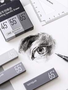 Blue Fruit Automatic No-Sharpening Rubber Pencil Eraser, Pencil-Shaped Eraser With No Debris, Ideal For Artists, High Brightness, Quick Erasing For Sketching And Painting - Multicolor - View 8