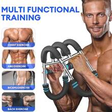 Shaker  Arm Trainer Workout Equipment Adjustable Chest Expander-Exerciser - Blue - View 3