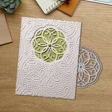 创意花卉金属切割模具，DIY剪贴簿相册和压花模板，贺卡制作工具，卡片纸切割工艺品，礼品卡制作模板模切。