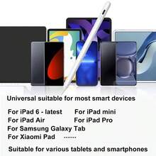 Tangle-Free Stylus Pen Universal Capacitive Stylus Pen Compatible With Android Smartphones And Tablets, Compatible With IPhone, Etc. High-Precision Capacitive Stylus, Compatible With IOS System, Also Compatible With Samsung, Kindle Tablets. Includes Replacement Nibs And Charging Cable. Spring Gift Birthday - Multicolor - View 12