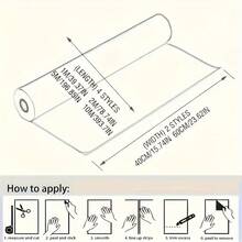 1pc Beige Waterproof Oil-Proof Marble & Cloud Pattern Wallpaper, Smooth Contact Paper, Self-Adhesive Kitchen Decor Wall Sticker, Bathroom Countertop, Home Decor, Cabinet, Table & Chair, Room Renovation Peel And Stick Wallpaper - Khaki - View 12