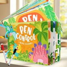 Montessori Early Education Farm Alphabet Ocean Numbers Erasable Pen Control Training Cards Early Education Book - Multicolor - View 8