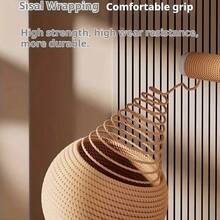 Natural Sisal Cat Toy Ball - Made Of Sisal Material, Can Make Sounds Without Batteries, Suitable For Indoor/Outdoor Holiday Play, Ideal For Medium-Sized Cats, Also A Great Gift For Cat Owners On Christmas, Halloween, Or International Cat Day. - Multicolor - View 3