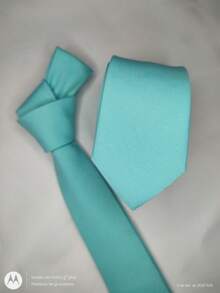 Adult Tie Aqua Green/Matte  Green - Green - View 4