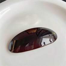 Oval Acetate Spring Hair Clips, Retro Hair Accessories In Multiple Colors, Sturdy And Secure Hair Clips For Women - Multicolor - View 12