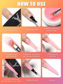 YOKEFELLOW 60/75/302片装彩色双头美甲模具，适用于延长胶，12/15种尺寸，棺材形、杏仁形、水蓝色、椭圆形、俄罗斯杏仁形，适用于DIY美甲延长，美甲用品，适合在家美甲沙龙进行美甲设计。 - 彩色 - 查看 9