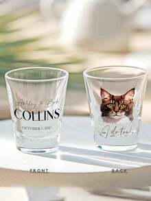 Customized Photo Glass Cup, Photo Wine Glass, Personalized Wine Glass, Customized Birthday Wine Glass, Personalized Photo Wine Glass, Multi-Functional, Funny Party Wine Glass, Party Gift, Bride & Groom, Sisters' Trip, Bachelor Party Gift, Warm Atmosphere, Autumn Home Decor - Multicolor - View 5