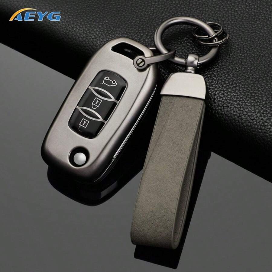 Ốp bảo vệ chìa khóa xe bằng TPU phù hợp cho Renault Kadjar Captur Megane Sandero Stepway Logan Clio 5 2022 Arkana 2020 2021 Kwid 2023 - Mẫu xe Renault H - Xem 1