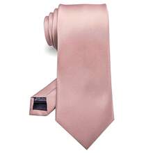 RBOCOTT Solid Color Tie Formal Necktie For Men,RoseGold - RoseGold - View 1