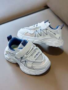 1双男女通用透气网面平底运动鞋，软底防滑休闲步行鞋，时尚百搭学生跑步鞋，适合春秋季穿着 - 灰色 - 查看 5