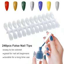 180 Nail Colors Book 240 Nail Tips 1 - 200 Number Labels, For Nail Polish Gel Nails Art Design, Salon Equipment, Sleek Design, Glossy Coating - Multicolor - View 3