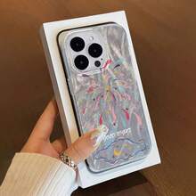 Funda para teléfono con estampado de fuegos artificiales de colores, compatible con Samsung, Apple, VIVO, OPPO, , Transsion, ,  y Honor. Fabricada en TPU, ofrece protección a prueba de golpes y caídas. Un regalo ideal para familiares y amigos. - transparente - Ver 5