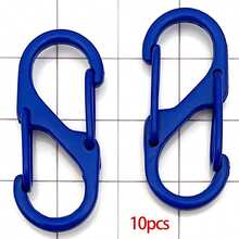 10pcs Candy-Colored Spring Clasps Letter S Buckle Lobster Hooks Connectors For DIY Necklace Bracelets Jewelry Making Fashion Accessories - Multicolor - View 18