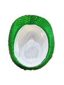 2顶成人爵士帽，碗形帽，表演帽，闪光帽，舞台舞蹈节帽 - 彩色 - 查看 5