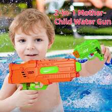 Kids' Outdoor Play - Bathroom Toy Water Guns - Perfect Gift - Children's Water Gun Games - Pistol Weapons - Action Target Games - Girls' Games - Kids' Pools > Swimming Pools - Water Games - Bath Toys - Toy Guns - 2-In-1 Toy Water Guns - Dinosaur Toy Water Guns - Multicolor - View 2