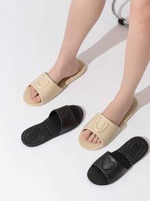 Dép du lịch gấp gọn chống trượt dùng trong nhà/dép massage phòng tắm, unisex, nhẹ và nhanh khô, dép đế bằng chống trượt, lót giày mềm mại cho phòng tắm, thiết kế hở ngón thoải mái, chống mài mòn. Vật dụng cần thiết khi đi du lịch, phụ kiện du lịch, du lịch tiện lợi, chống trượt, du lịch công tác, dép mềm dùng một lần tại khách sạn, massage chân, thích hợp cho bơi lội và thể thao, món quà tuyệt vời cho gia đình, bạn bè và bạn học. - A - Xem 6