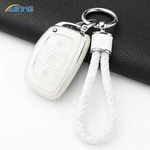 适用于现代 Creta Ix35 Ix45 I10 I30 I40 Tucson Santa Fe Rena Sonata Elantra 的 4 键 TPU 汽车智能钥匙保护套配件 - 現代A款 - 查看 14