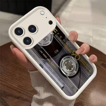Mobile Phone Case Suitable forSamsung GALAXYA56 A53 S22 S23 S24 S25 PLUS  ULTRA  Full Covering Protection Non-Slip Anti-Drop Korean Style Simple Sky Eye Step Case - Escalera Sky Eye - Blanco antiguo - Disco clásico QYZTJU - Ver 2